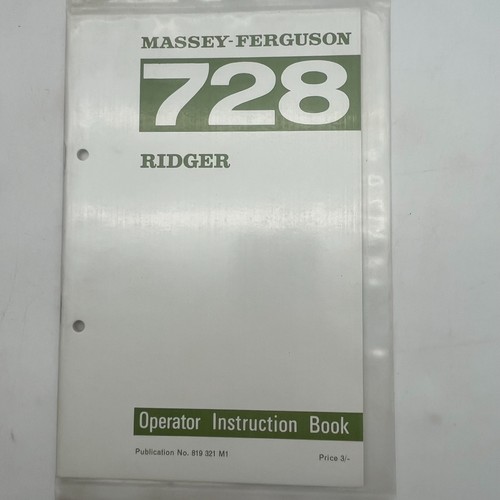 Massey ferguson 728 - 728, ridger