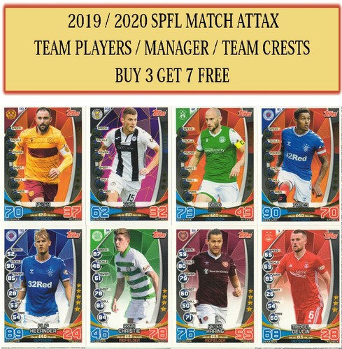 Topps spfl match attax 2019 - topps,